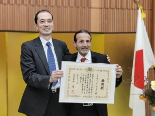 表彰状の授与