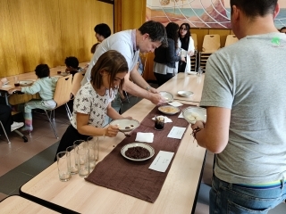 白玉団子の試食