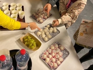 大福もちの試食