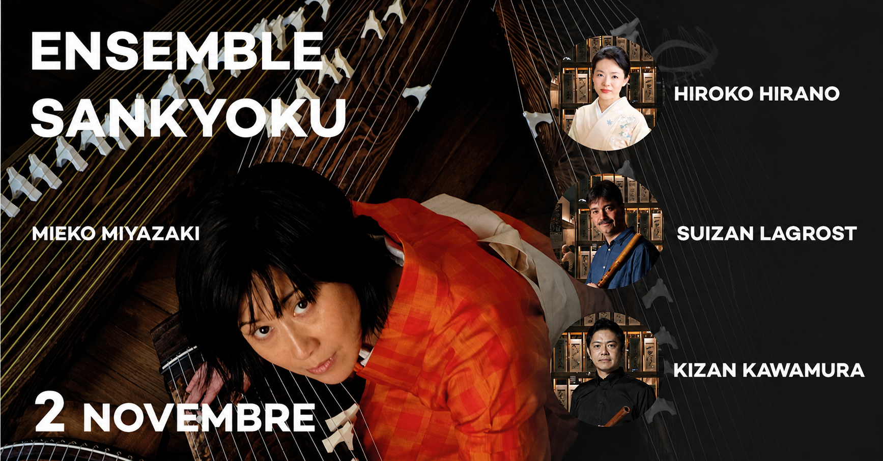 Quatuor de Sankyoku — Musique de chambre japonaise — à Romainmôtier